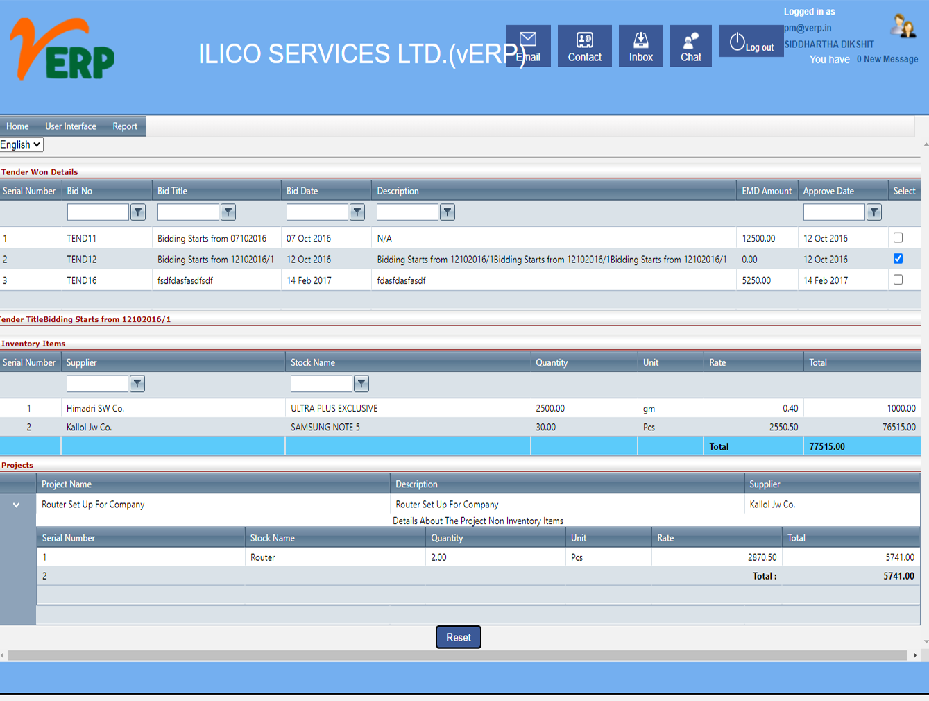 Bid Winner in e-Procurement Software