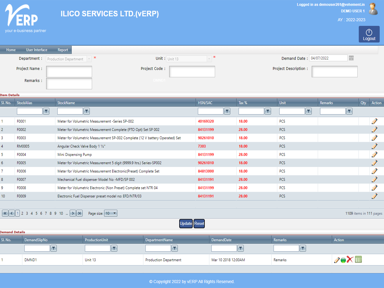 Demand Slip in Inventory Management